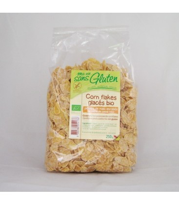 Corn flakes ecológ. sin gluten, 250 gr.