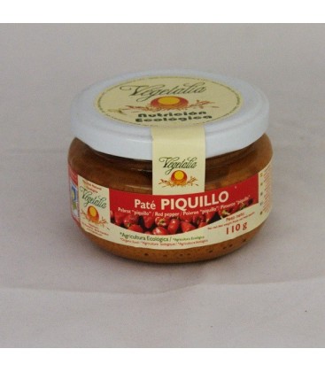 Paté de piquillo ecológ, 110 gr.