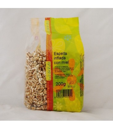 Espelta inflada con miel ecológ. para el desayuno 250 gr.