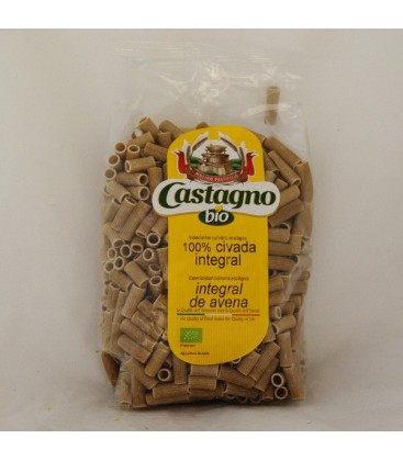 Macarrones de avena integral ecol. 500 gr.
