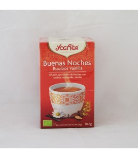 Infusión: buenas noches, ecológica. 17 bolsitas de 1,8 gr.