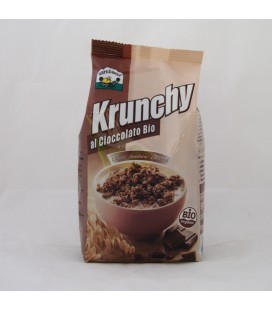 Muesli crunchy con chocolate bio 375 gr.
