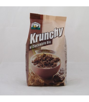 Muesli crunchy con chocolate bio 375 gr.
