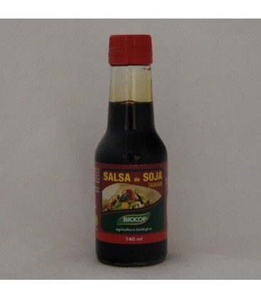 Salsa de soja, tamari, ecológica, 140 gr.