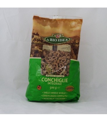 Conchas integrales trigo ecológico, 500 gr.