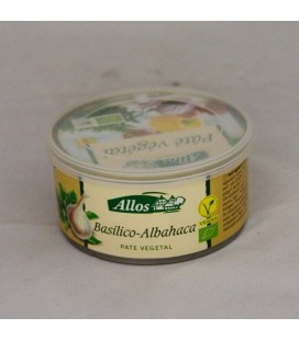 Paté vegetal basilisco y albahaca ecológ. 125 gr.