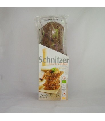 Baguette de maiz con semillas oleaginosas para hornear sin gluten ecológ., 2 * 160 gr.