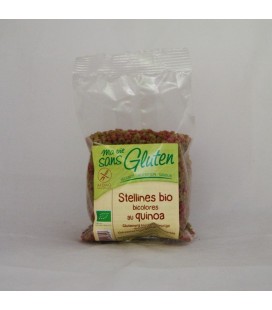 Pasta: estrellitas bicolores de quinoa sin glutenecol. 250 gr.
