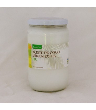 Coco crudo, aceite ecológico, 550 gr.