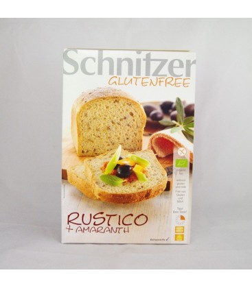 Pan rústico con amaranto sin gluten ecológ., 500 gr.