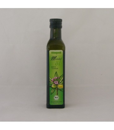 Almendra, aceite ecológ, 250 ml.