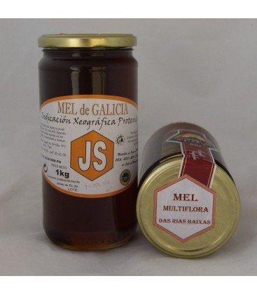 Miel Multiflora, IGP Miel de Galicia 1000 gr.