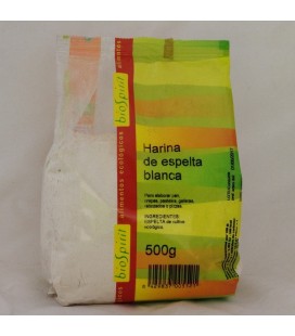 Harina de espelta blanca ecológ. 500 gr..