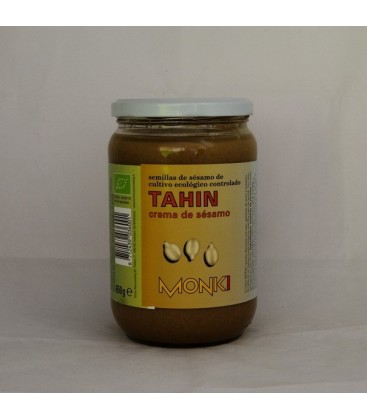 Tahin, crema de sésamo, sin sal ecológ. 650 gr.