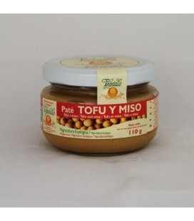 Paté de tofu y miso ecológ, 110 gr.