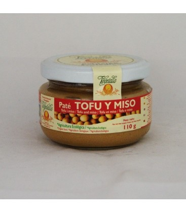 Paté de tofu y miso ecológ, 110 gr.