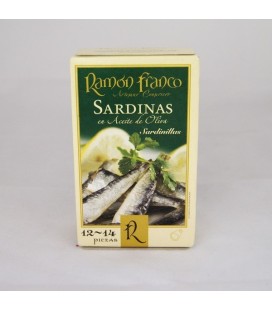 Sardinillas en ac. Oliva 12-14 piezas 120 gramos