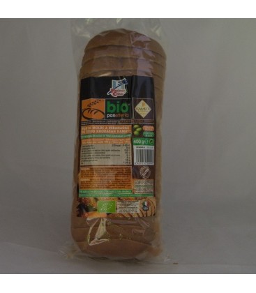 Pan de kamut, molde en rebanadas, ecológ. 400 gr.