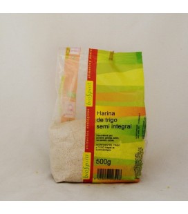 Harina de trigo semi integral ecológica 500 gr..