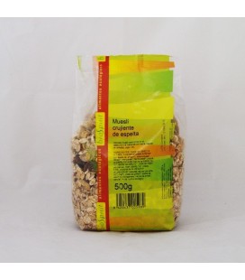 Muesli crujiente de espelta ecológ. 500 gr.