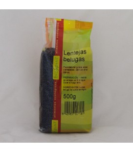Lentejas belugas ecológica 500 gr.