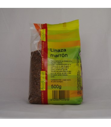 Semillas de linaza marrón ecológ. 500 gr.