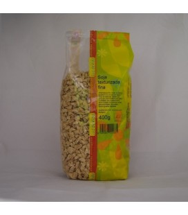 Soja texturizada fina, ecológ., 400 gr.