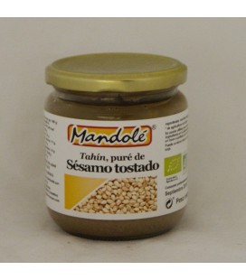 Tahin, crema de sésamo blanco ecológ. 325 gr.
