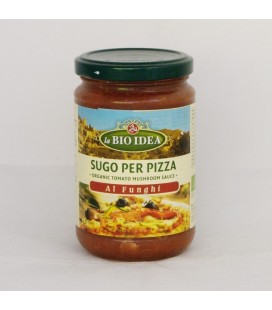 Salsa de tomate con champiñón ecológica 300 gr.