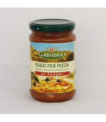 Salsa de tomate con champiñón ecológica 300 gr.