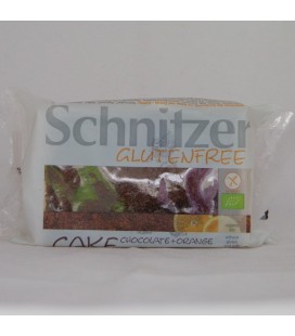 Bizcocho de choco y naranja sin gluten, ecológ. 200 gr.