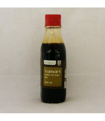 Salsa de soja, tamari, ecológica, 250 ml.