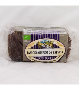 Pan germinado de espelta 100% ecológico, 400 gr,