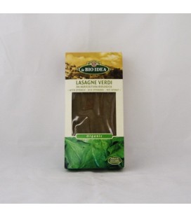 Lasaña verde de espinacas ecológico, 250 gr.