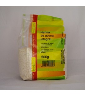 Harina de avena integral ecol. 500 gr.