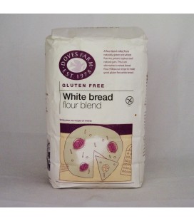 Harina blanca para pan sin gluten, 1000 gr.