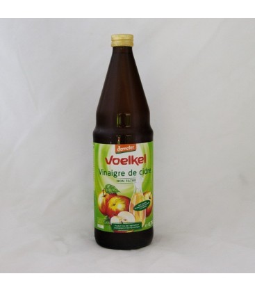 Vinagre de sidra sin filtrar ecológica. 500 ml.