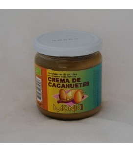 Crema de cacahuete ecológica, 330 gr.