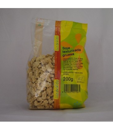 Soja texturizada gruesa, ecológ., 200 gr.