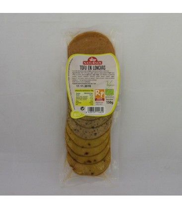 Tofu en lonchas ecol, 150 gr.