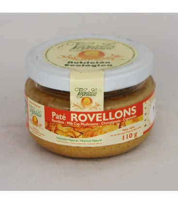 Paté de rovellons ecológ, 110 gr.