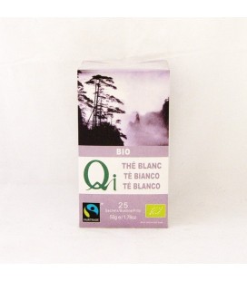 Té blanco ecol. 25 bolsas, 50 gr..