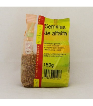 Semillas de alfalfa ecológ. 150 gr.