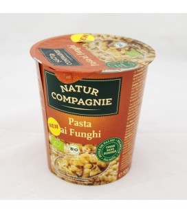 Plato instantáneo de pasta con setas ecol. 50 gr.