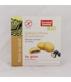 Galletas rellenas de arándanos ecológ. sin gluten 200 gr.