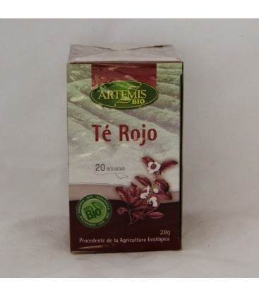 Té rojo pu-erh ecológ. 20 bolsitas de aprox 1,4 gr.